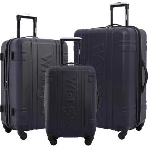 imageWrangler 3 Piece Astral Travel Luggage Set SharkskinDark Sapphire
