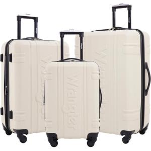 imageWrangler 3 Piece Astral Travel Luggage Set SharkskinFog