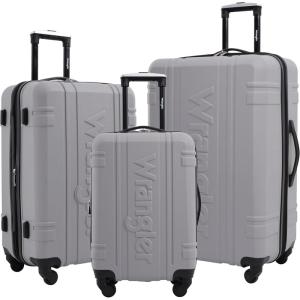 imageWrangler 3 Piece Astral Travel Luggage Set SharkskinSharkskin