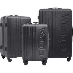 imageWrangler Quest Luggage Set Olive Green 3 Piece Set 30quot26quot22quotBlack
