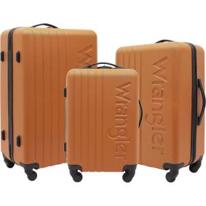 imageWrangler Quest Luggage Set Olive Green 3 Piece Set 30quot26quot22quotMaple Autumn