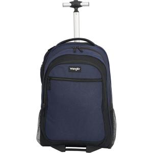imageWrangler Travel Duffel or Backpack Dobson Set Charcoal 19quot Rolling BackpackBlue